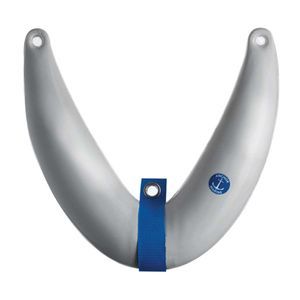 ANCHOR BOW FENDER  SLIMLINE 28 X 10 X 38CM -SILVER